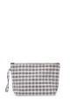 La Matilda - Large textile pouch makeup bag Vichy Grey M115-97