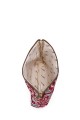 La Matilda - Large textile pouch makeup bag Red Flor M115-104