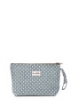 La Matilda - Large textile pouch makeup bag LUNAR TURQUESA M115-105