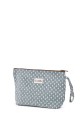 La Matilda - Large textile pouch makeup bag LUNAR TURQUESA M115-105