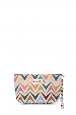 La Matilda - Pochette trousse maquillage textile Flèches M101-FLECHES
