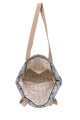 La Matilda - Big Tote Bag Fleurs Bleu Ciel M105-FLBC