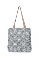 La Matilda - Tote Bag Fleurs Bleu Ciel M106-FLBC