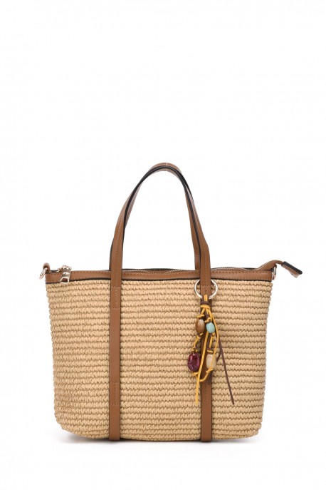 FC25294V Polypropylene straw handbag