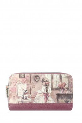 C-062-04-A26 Portefeuille porte-monnaie synthétique Sweet & Candy