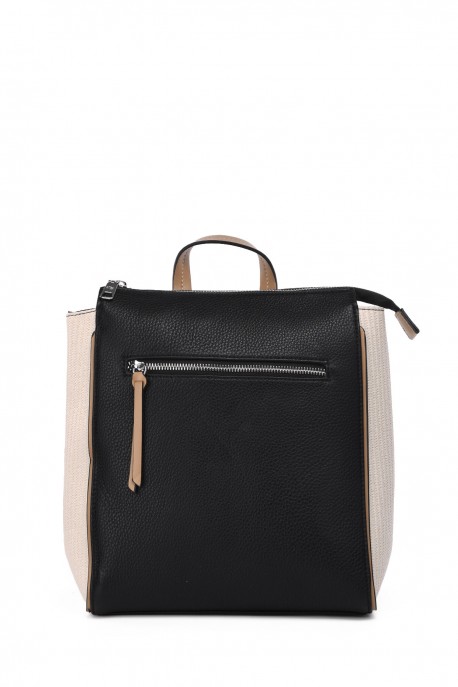 Sac à dos synthétique multicolore FC35308V : couleur:Noir (Black)