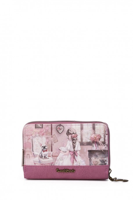 C-284-04-A26 Portefeuille porte-monnaie synthétique Sweet & Candy