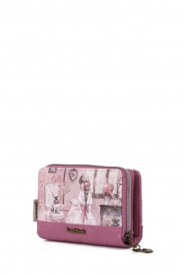 C-284-04-A26 Portefeuille porte-monnaie synthétique Sweet & Candy