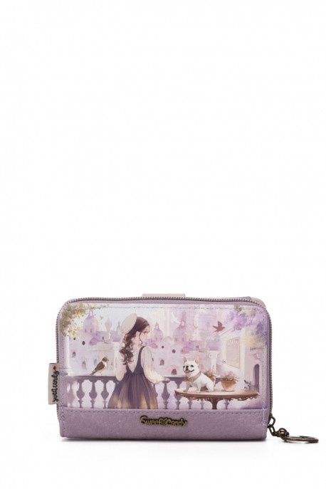 C-284-04-A26 Portefeuille porte-monnaie synthétique Sweet & Candy : Motif:A26-C