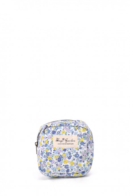 BG-6621 Pochette - Porte-monnaie motif fleurs liberty