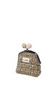 La Matilda - Cotton coin purse with clasp TARTAN YELLOW M120-1-68