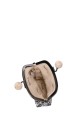 La Matilda - Cotton coin purse with clasp PATTERN BLACK M120-1-70