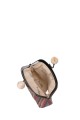 La Matilda - Cotton coin purse with clasp STRIPE ROSE M124-1-71