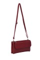 KJ256 Sac pochette bandoulière synthétique multi poches
