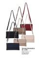 KJ256 Sac pochette bandoulière synthétique multi poches