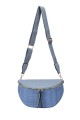 KJ1349-1 Sac banane bandoulière synthétique en paille polypropylène