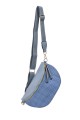 KJ1349-1 Sac banane bandoulière synthétique en paille polypropylène
