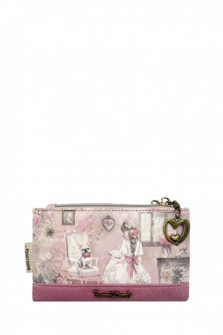 C-301-04-A26 Portefeuille porte-monnaie synthétique Sweet & Candy