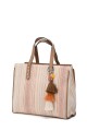 Sac à main en textile tissé Multicolore FC25257V