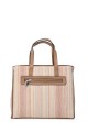 Multicolor woven textile handbag FC25257V