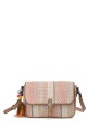 Sac bandoulière en textile tissé Multicolore FC25256V