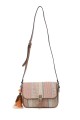 Sac bandoulière en textile tissé Multicolore FC25256V