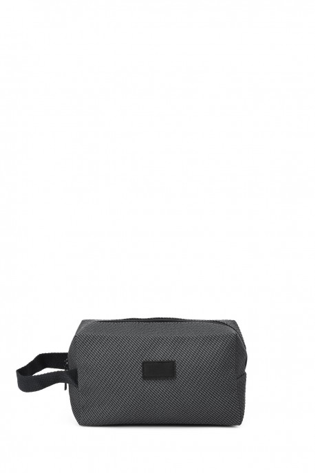 JF-122 Trousse toilette PU : couleur:Noir (Black)