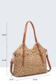29016-BV Sac à main en textile crocheté