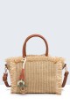 29023-BV Polypropylene straw handbag