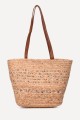 KKC006 Sac à main en paille de papier crocheté