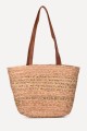 KKC006 Crocheted paper straw handbag