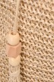 KKC046 Crocheted paper straw handbag