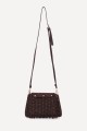 KKC179 Paper straw shoulder bag with a clasp featuring a rigid frame