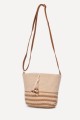 YX13014 Paper straw shoulder bag adorned with sequins