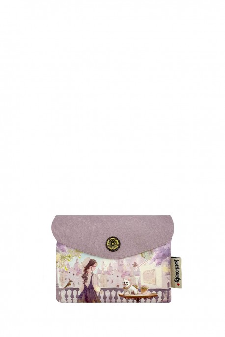 C-363-04-A26 Porte-monnaie à soufflets synthétique Sweet & Candy : Motif:A26-C
