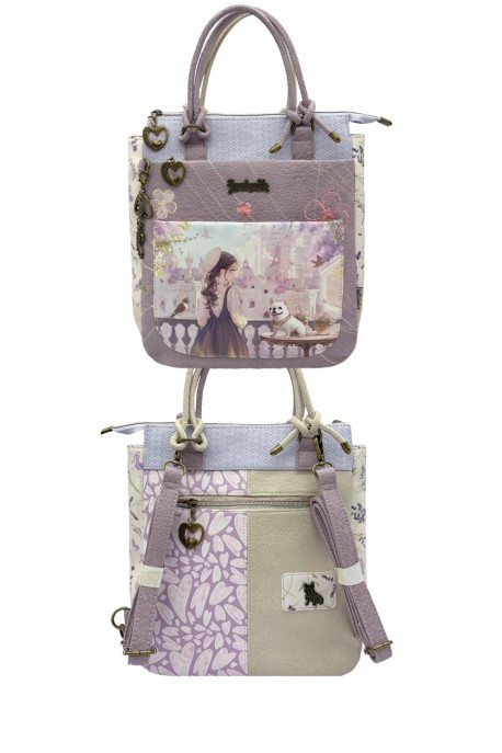 C-389-04-A26 Sac à dos convertible Sac main - Sweet & Candy : Motif:A26-C