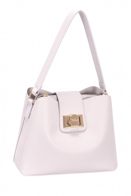 CM7421-2 Sac à main forme trapèze David Jones : couleur:Neige Lilas (Snow Lilac)
