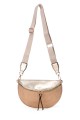 KJ1349-2 Sac banane bandoulière synthétique en paille polypropylène