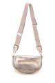 KJ1349-2 Sac banane bandoulière synthétique en paille polypropylène