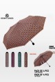 3736F Parapluie pliant compact motif baroque ouverture manuelle