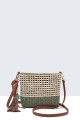 G8881-BV Sac bandoulière en paille de papier