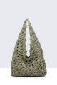 9220-BV Sac à main en coton crocheté