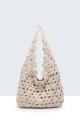 9220-BV Sac à main en coton crocheté