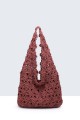 9220-BV Sac à main en coton crocheté