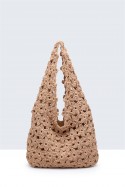 9220-BV Sac à main en coton crocheté