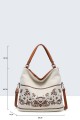 29037-BV Sac à main toile avec motif