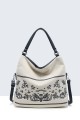 29037-BV Sac à main toile avec motif