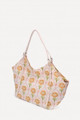 OYP6033 Large textile HAND bag with pattern