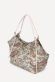OYP6033 Large textile HAND bag with pattern