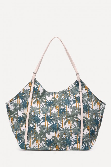 OYP6033 Large textile HAND bag with pattern : colour:H
